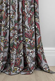 Walled Garden, Steel - Made to Measure Curtains